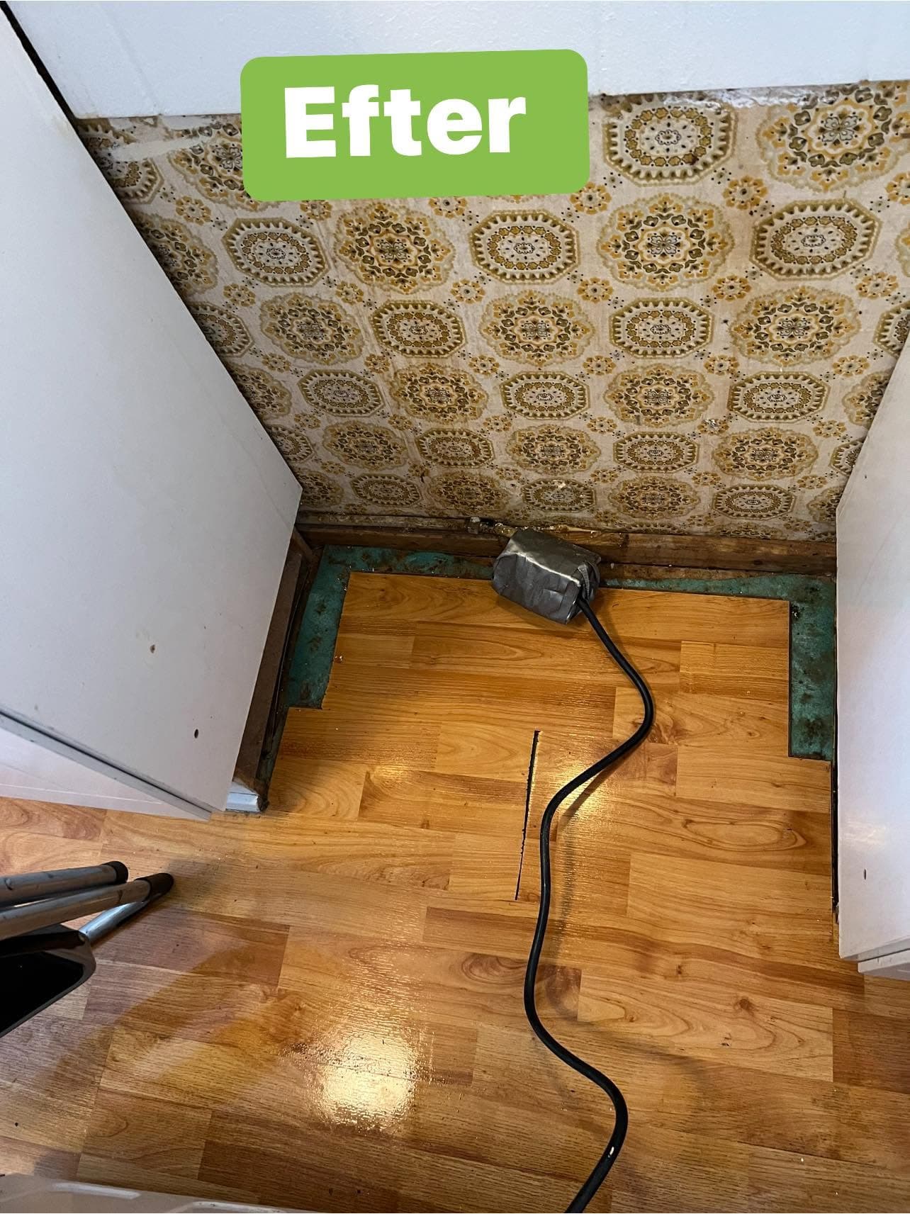 Efter renovering — efter rengøring