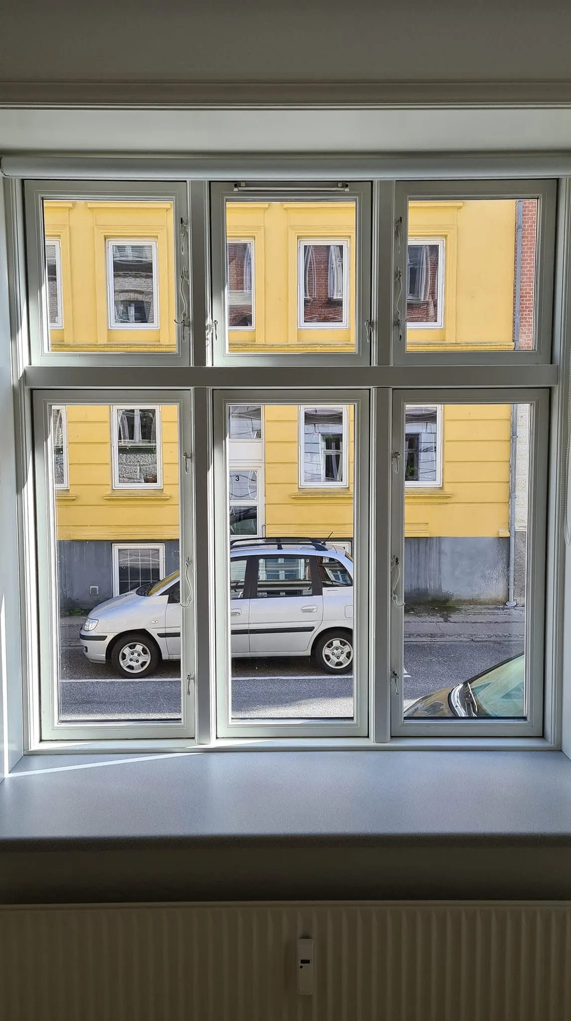 Vinduer i stueetagen — efter rengøring
